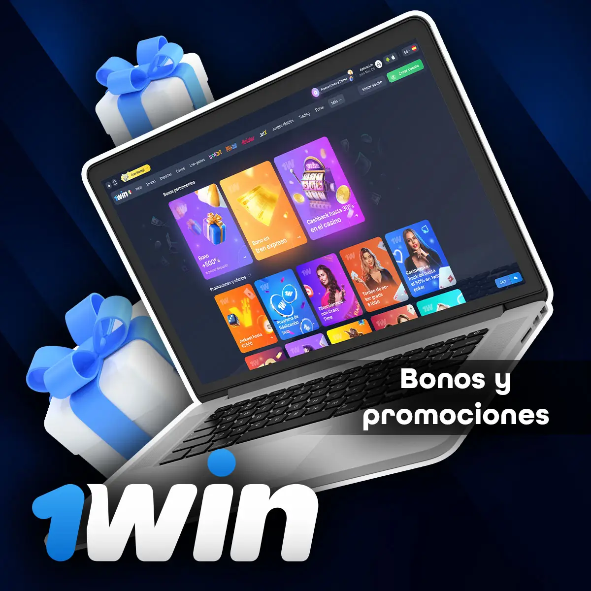Bonos y promociones en 1win online